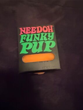 Needoh Funky Pup Kids Sensory Toy - Orange NIOP